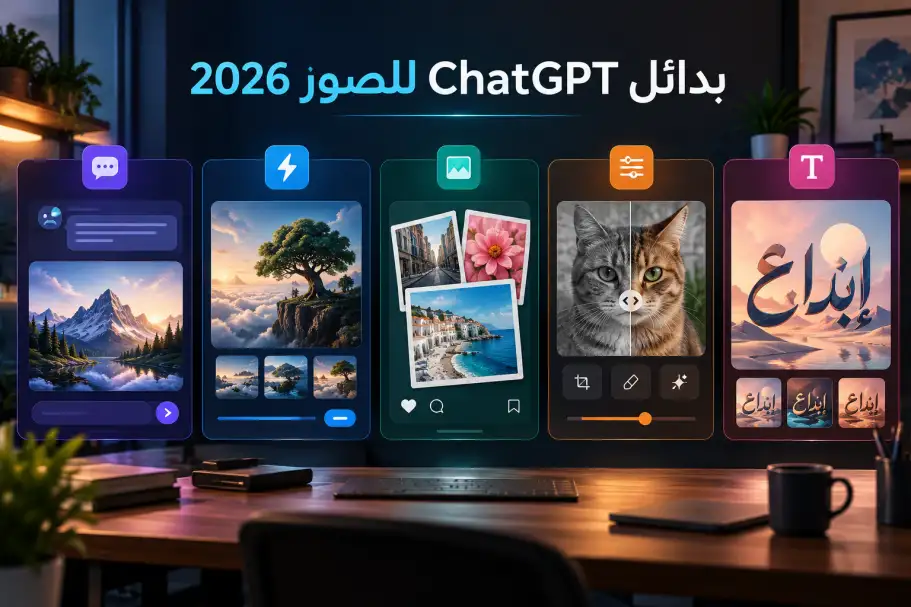 بدائل ChatGPT المجانية لإنشاء الصور بالذكاء الاصطناعي في 2026