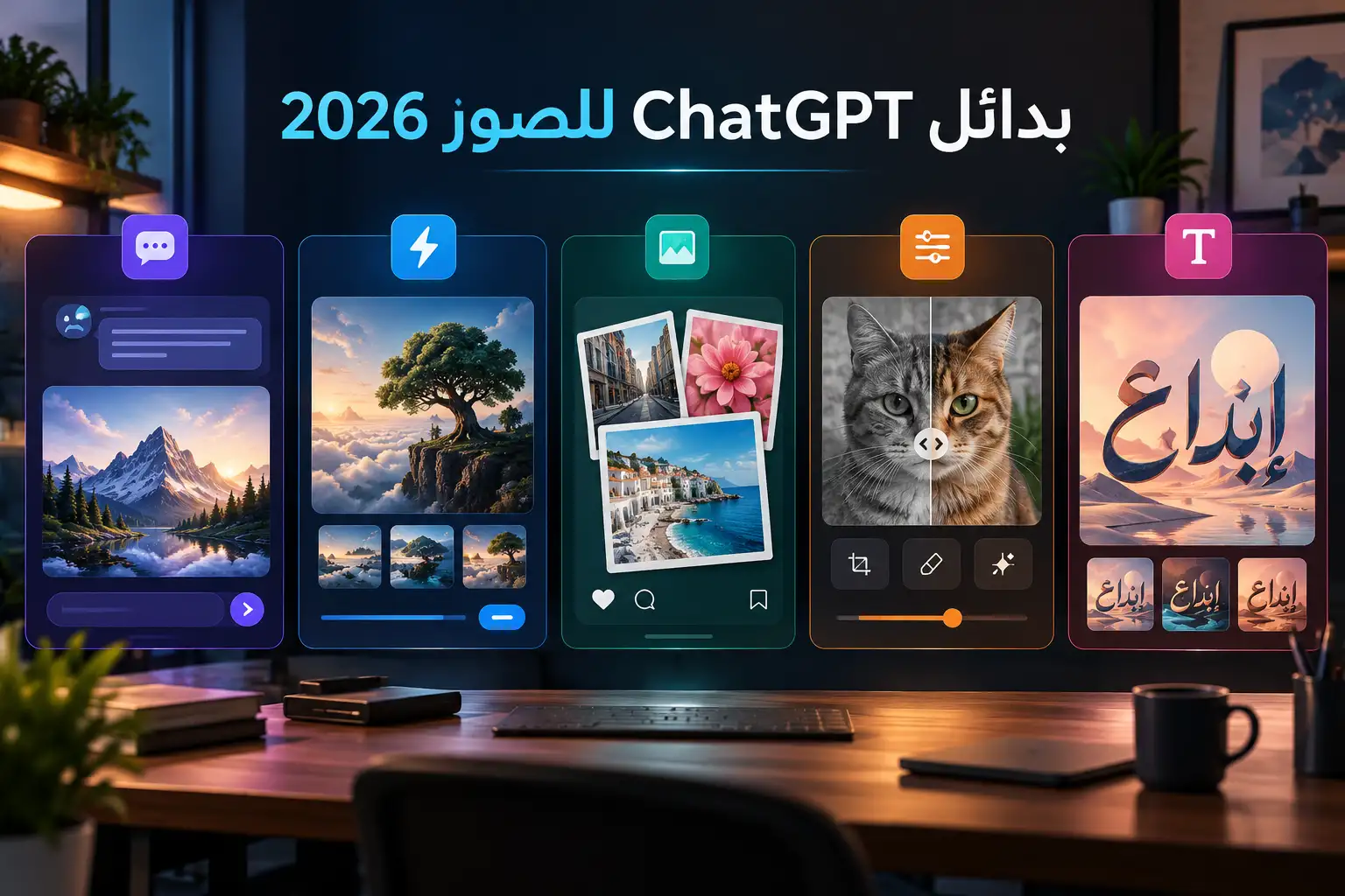 بدائل ChatGPT المجانية لإنشاء الصور بالذكاء الاصطناعي في 2026