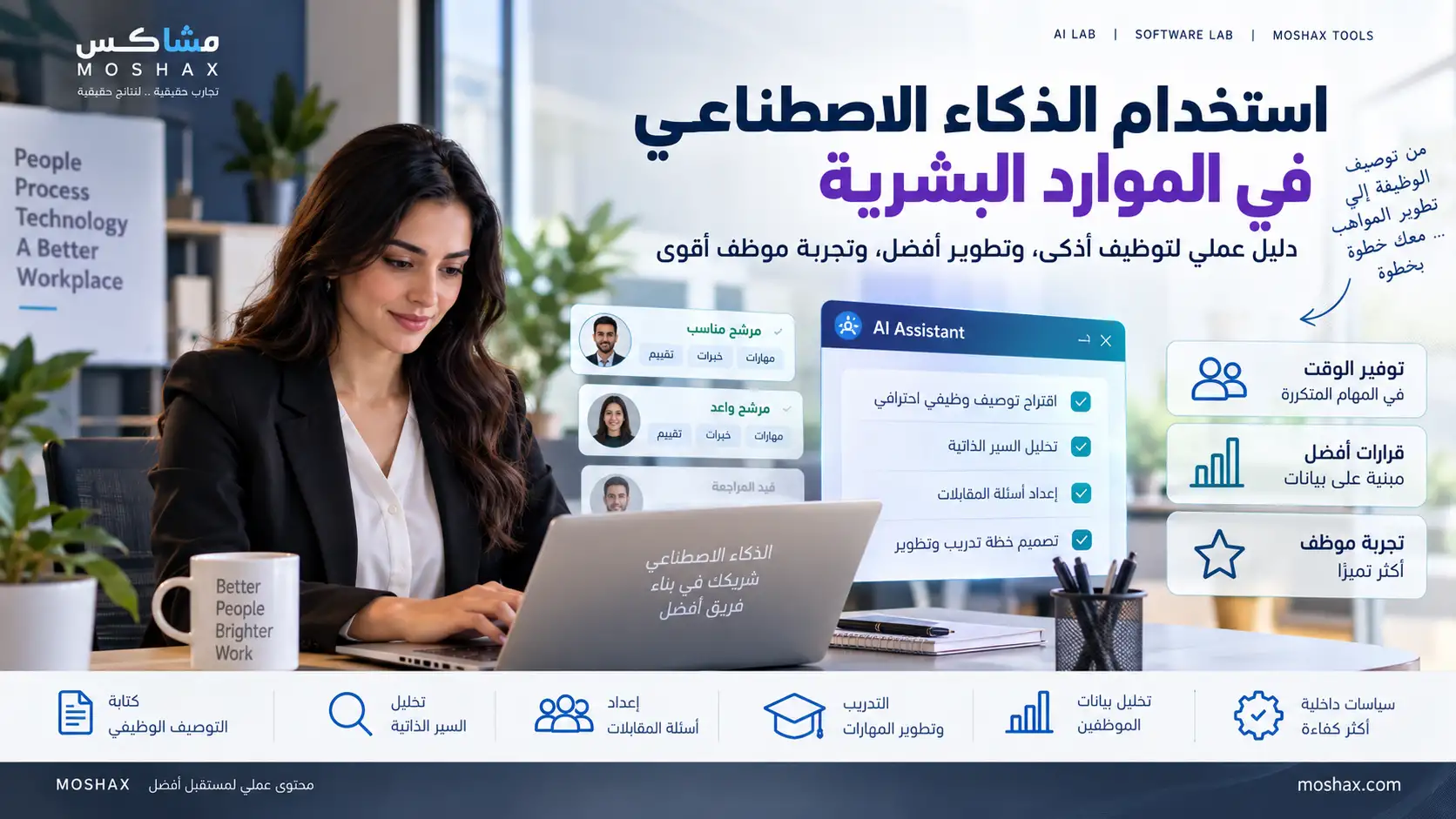 كتابة الوصف الوظيفي بالذكاء الاصطناعي للموارد البشرية
