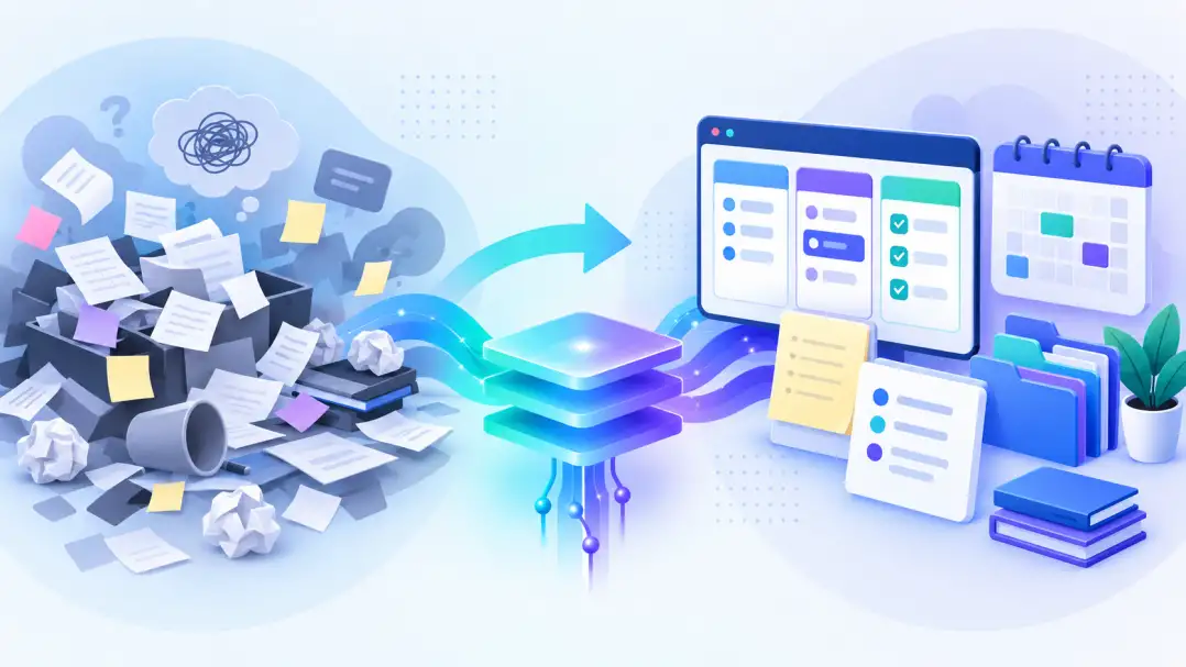 نظام بسيط لتنظيم المهام والملاحظات باستخدام أدوات الإنتاجية